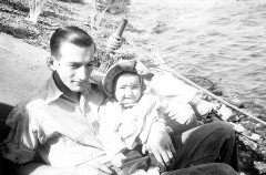 A021- Gordon and Ruth Bennet McDougal Dorrough (Daddy and daughter)